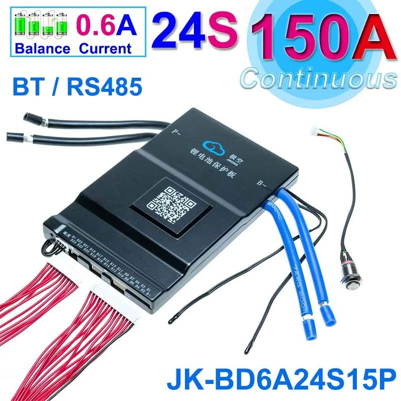 JiKong Smart Bluetooth BMS  Active Balance Battery Management System For LiIon LiFePO4  LTO 12V48V  23