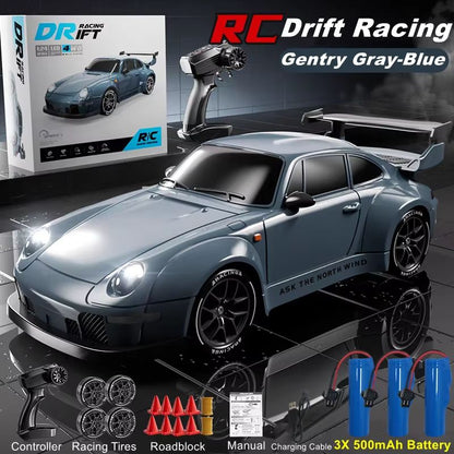 4WD RC Drift Car With LED Lights  High Speed 24G Remote Control Racing Car Toy 9