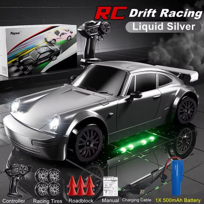 4WD RC Drift Car With LED Lights  High Speed 24G Remote Control Racing Car Toy 10