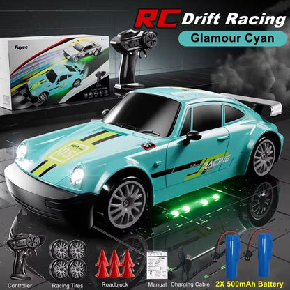 4WD RC Drift Car With LED Lights  High Speed 24G Remote Control Racing Car Toy 13