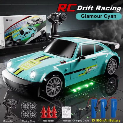 4WD RC Drift Car With LED Lights  High Speed 24G Remote Control Racing Car Toy 14