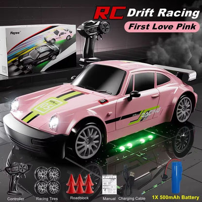 4WD RC Drift Car With LED Lights  High Speed 24G Remote Control Racing Car Toy 15