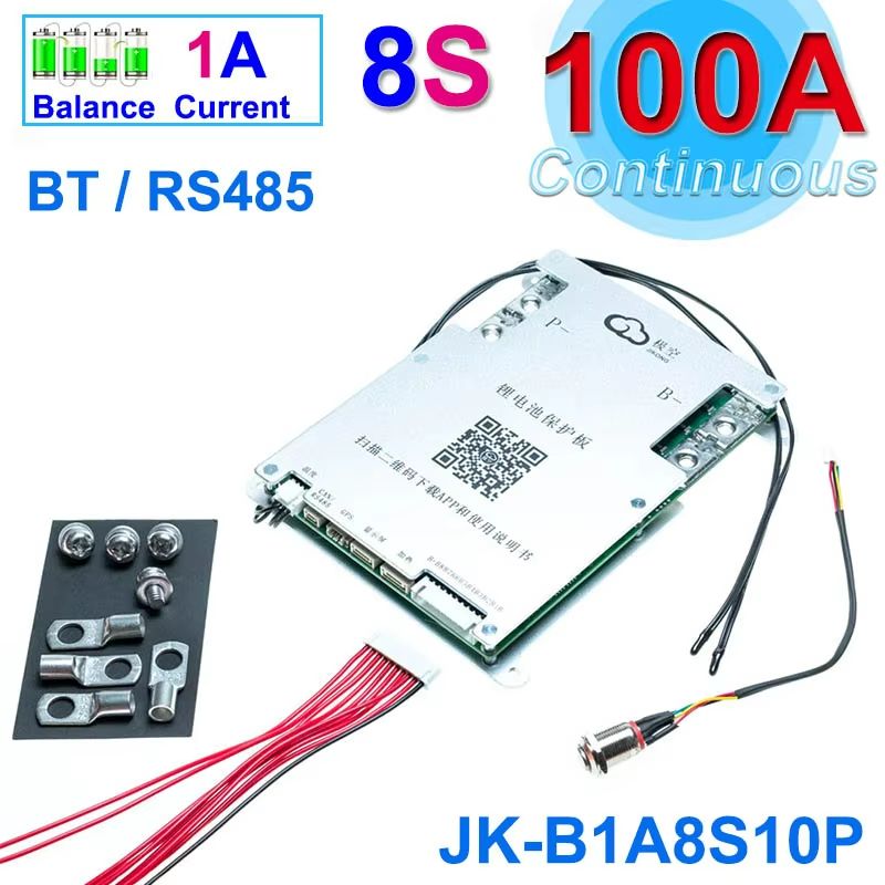 JiKong Smart Bluetooth BMS 2 Active Balance Battery Management System For LiIon LiFePO4  LTO 12V48V 6