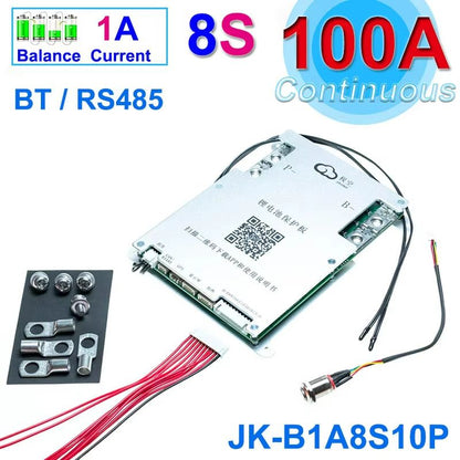 JiKong Smart Bluetooth BMS 2 Active Balance Battery Management System For LiIon LiFePO4  LTO 12V48V 6
