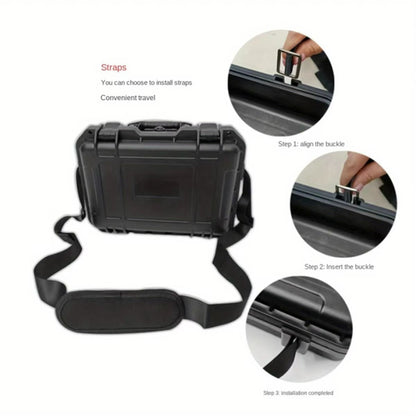 Waterproof Hard Carry Case With PreCut Foam  Protective Storage Box And Tool Organizer 2