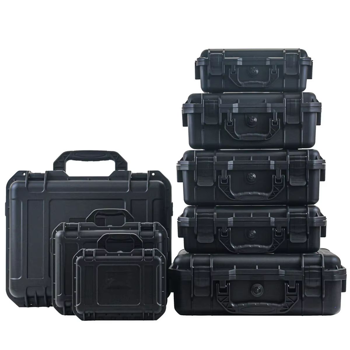 Waterproof Hard Carry Case With PreCut Foam  Protective Storage Box And Tool Organizer 3
