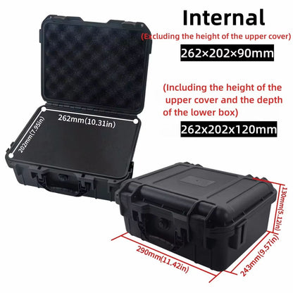 Waterproof Hard Carry Case With PreCut Foam  Protective Storage Box And Tool Organizer 9