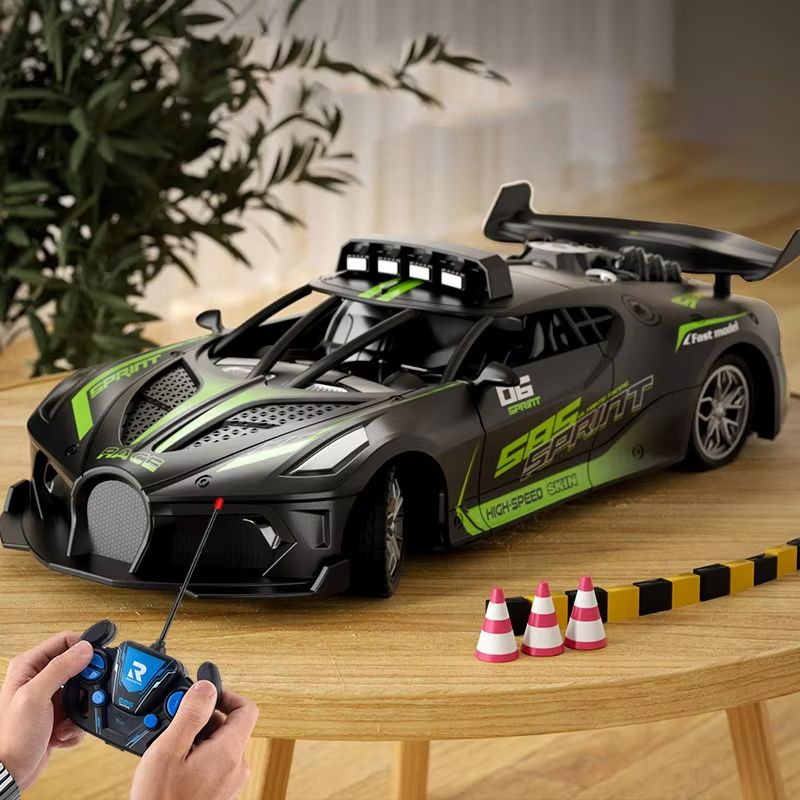 High-Speed RC Drift Racing Car – 4CH Remote Control Sportscar Toy for Kids and Beginners