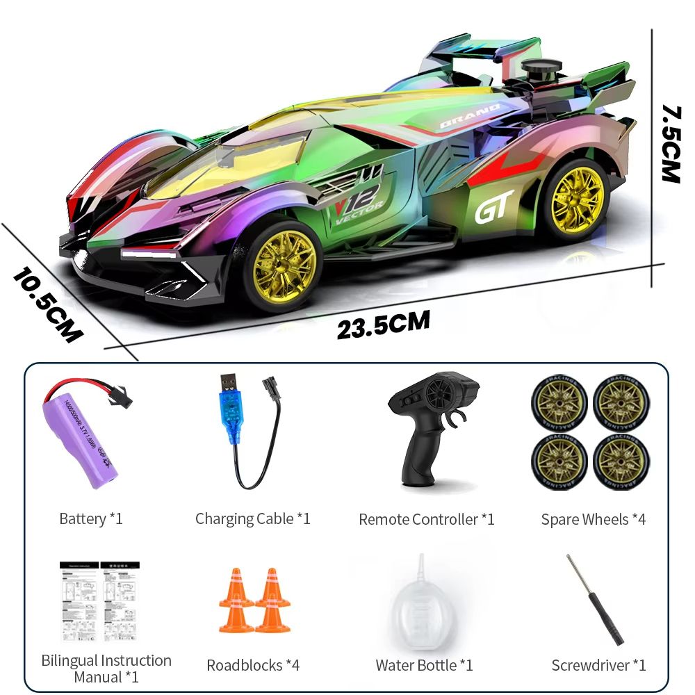 HighSpeed RC Drift Racing Car  4CH Remote Control Sportscar Toy For Kids And Beginners 13