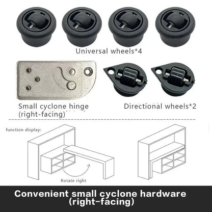Rotating Folding Desk And Table Connector Hardware 6