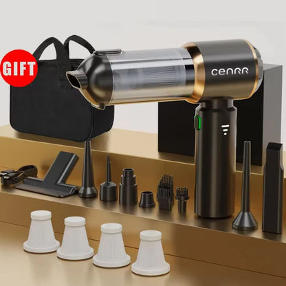 Mini Car Vacuum Cleaner  Cordless Powerful Handheld Portable Cleaning Machine 12