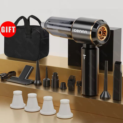 Mini Car Vacuum Cleaner  Cordless Powerful Handheld Portable Cleaning Machine 8