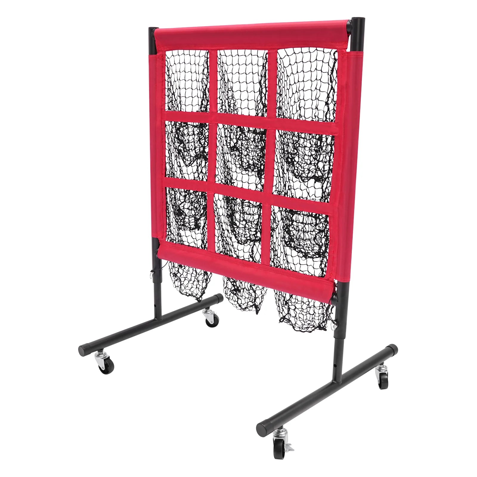 Golf Training Cage Nets for Backyard, Swing Practice Hitting Net with 9 Hole Target Sheet, Driving Range Practice