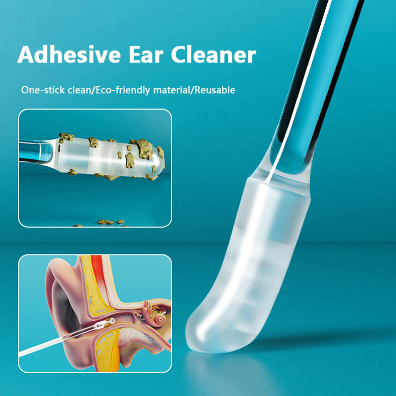 Professional Disposable Silicone Ear Wax Remover Sticky Ear Pick Reusable Adhesive Ear Cleaner For