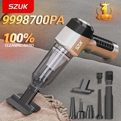 SZUK Car Vacuum Cleaner – Strong Suction Cordless Handheld Portable Cleaning Machine