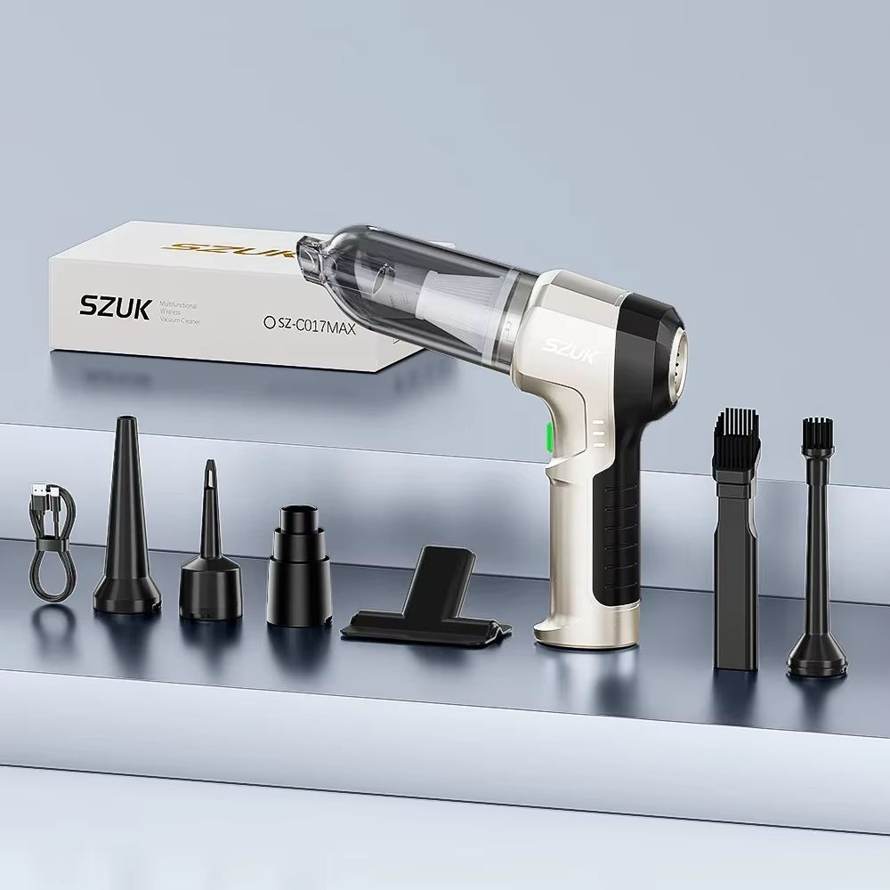 SZUK Car Vacuum Cleaner  Strong Suction Cordless Handheld Portable Cleaning Machine 6
