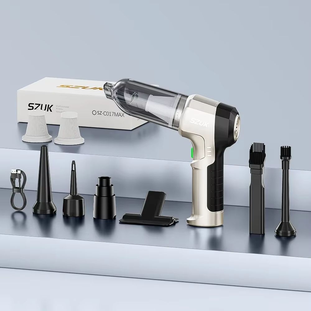 SZUK Car Vacuum Cleaner  Strong Suction Cordless Handheld Portable Cleaning Machine 7