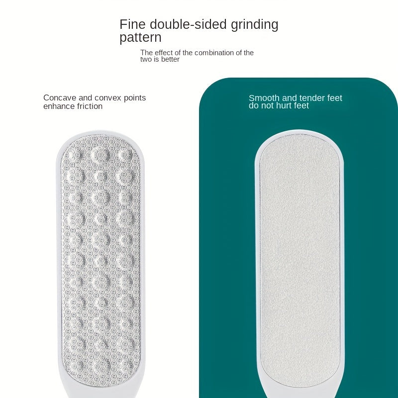 Professional Double Side Foot File Rasp Heel Grater, Pedicure File Callus Remover for Hard Dead Skin & Cracked Heel Car