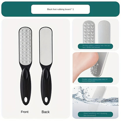 Professional Double Side Foot File Rasp Heel Grater, Pedicure File Callus Remover for Hard Dead Skin & Cracked Heel Car