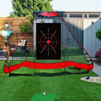 Golf Target Cloth Hitting Net for Training, Driving Range Target Swing Golf, Portable Hitting Cage for Indoor Backyard