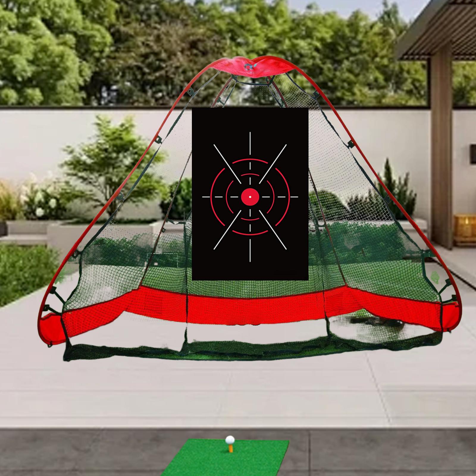 Golf Target Cloth Hitting Net for Training, Driving Range Target Swing Golf, Portable Hitting Cage for Indoor Backyard