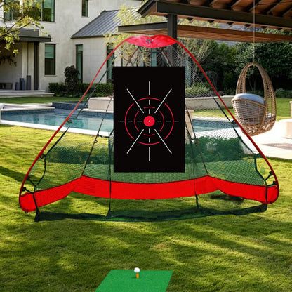 Golf Target Cloth Hitting Net for Training, Driving Range Target Swing Golf, Portable Hitting Cage for Indoor Backyard