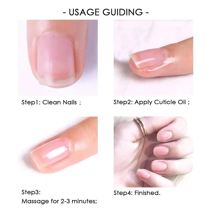 Moisturizing Dried Nutrient Nail Cuticle Oil, 8 Flowers Nail Nutrition Oil, Nail Care Repair Damaged Liquid Art Tool