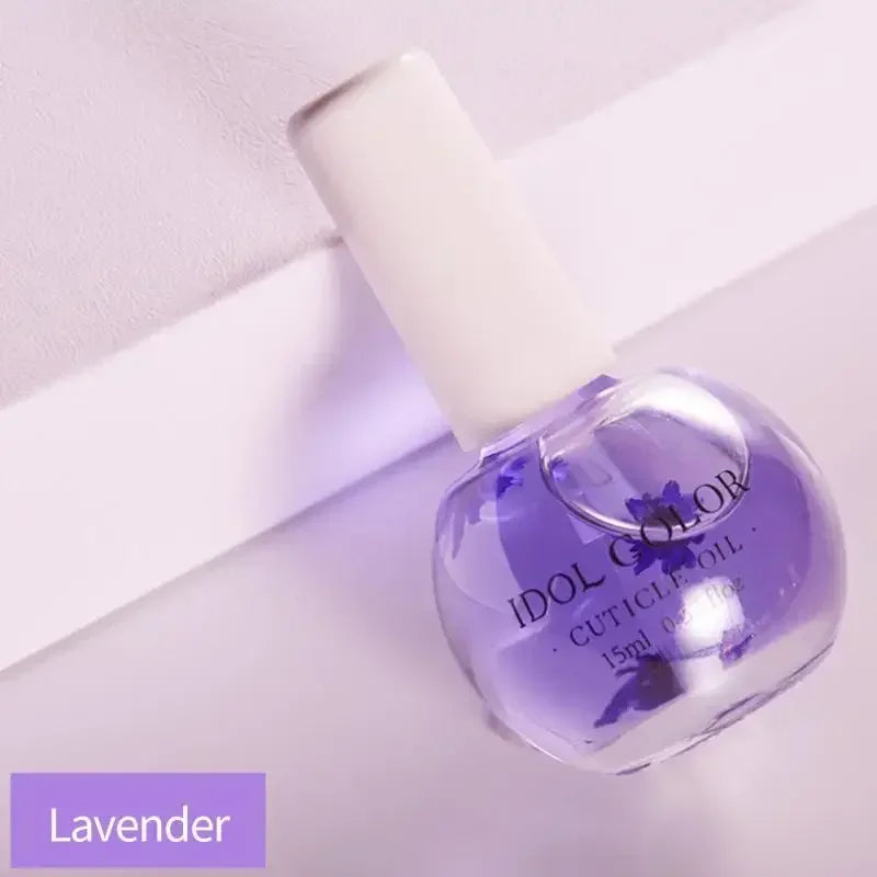 Moisturizing Dried Nutrient Nail Cuticle Oil, 8 Flowers Nail Nutrition Oil, Nail Care Repair Damaged Liquid Art Tool