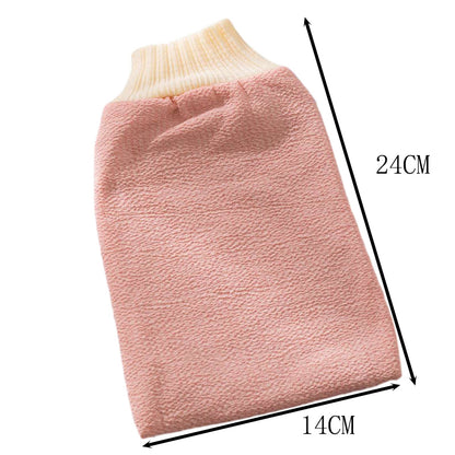 Exfoliating Bathing Glove For Back Scrub  Dead Skin Removal Double Sided Body Massage Glove Deep Cl 5