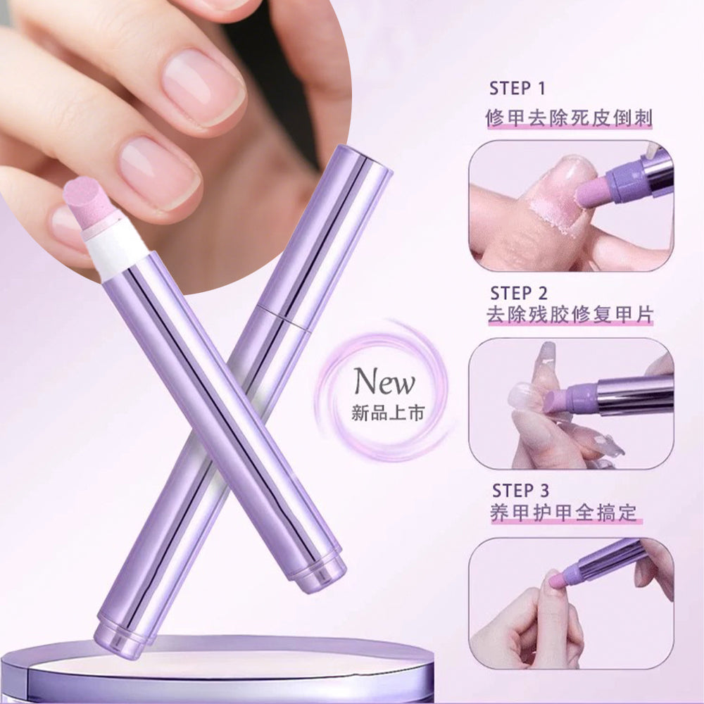 3In1 Ceramic Nail Cuticle Oil, Moisturizing Cuticle Remover Pen, Nourishing Nail Care Essence Pen Repair Nail Damage