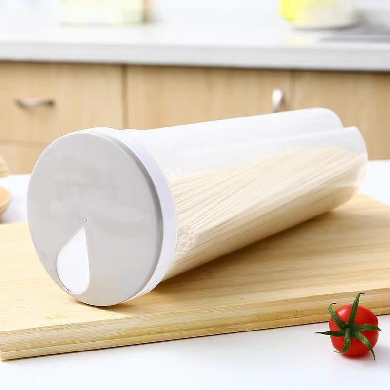 Noodles Sealed Can, Food Grade Plastic Kitchen Storage, Organization Containers with Quantitative Divided Sections