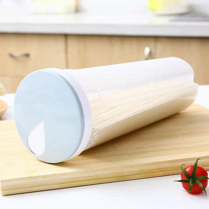Noodles Sealed Can, Food Grade Plastic Kitchen Storage, Organization Containers with Quantitative Divided Sections