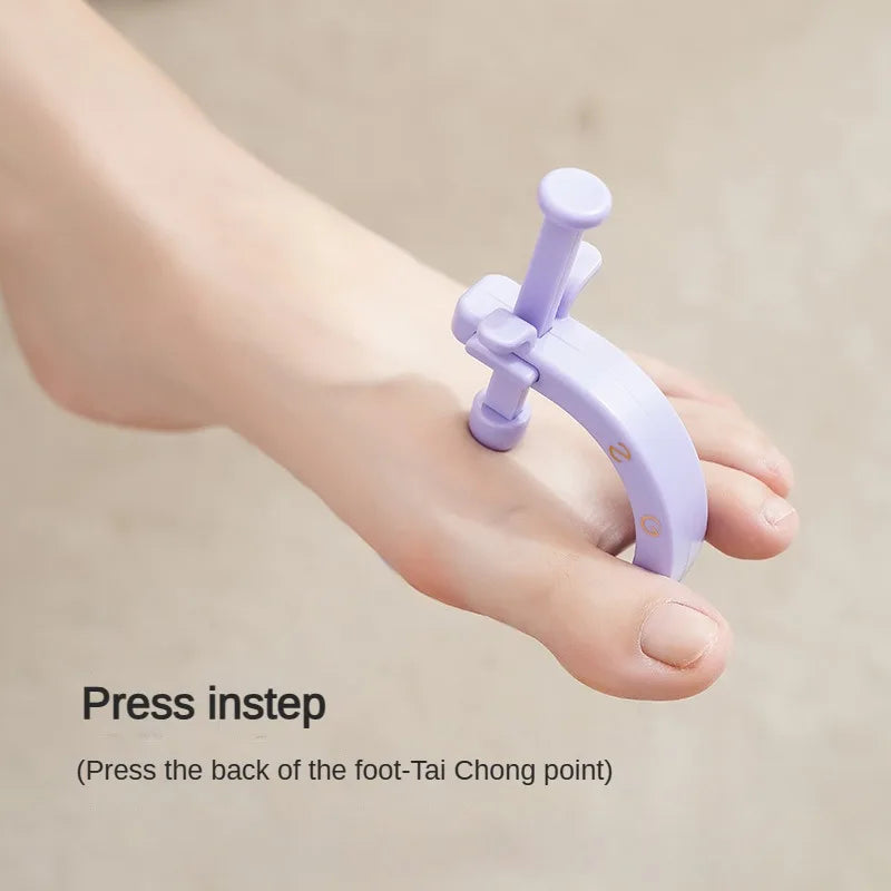 Wearable Acupressure Massager for Hands, Feet, Finger Joint Massager for Headache & Tension Relief, Adjustable Head Pain