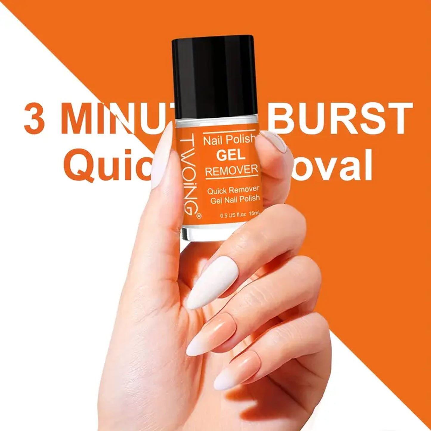 Nail Polish Gel Remover Set, Fast Quick Remover Polish, With Gel Nail Polish Remover, Nail Latex Tape for Nail Salon