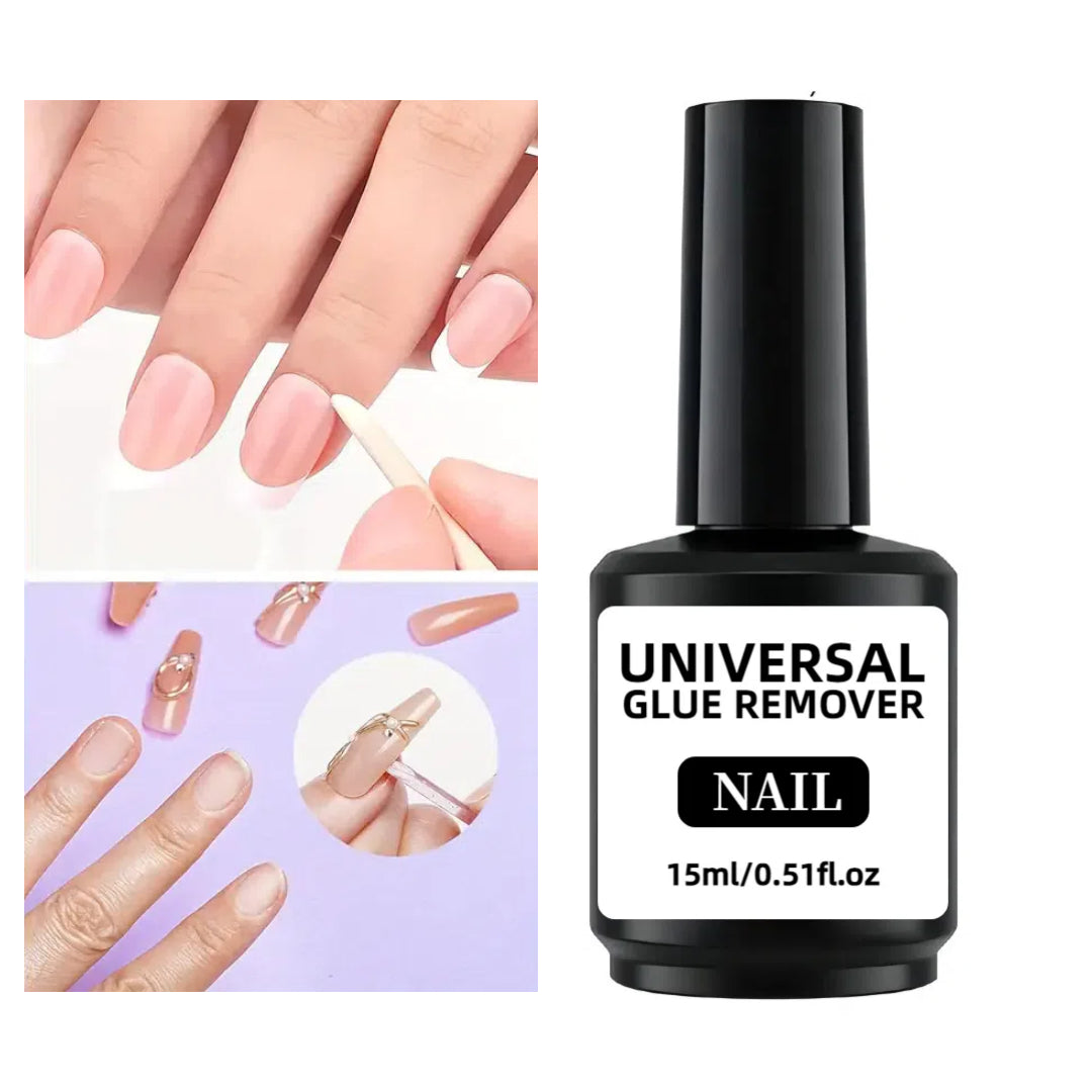 15ml 2 Pack Glue Remover Cleaner Liquid For False Nails UV Gel Polish Sticker And Decorations Easy  2