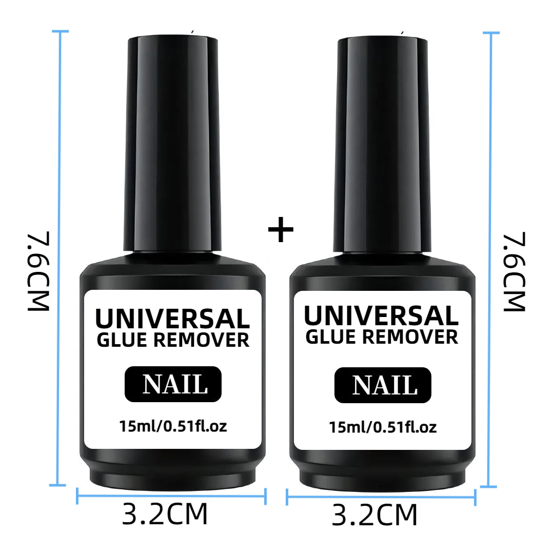 15ml 2 Pack Glue Remover Cleaner Liquid For False Nails UV Gel Polish Sticker And Decorations Easy  4