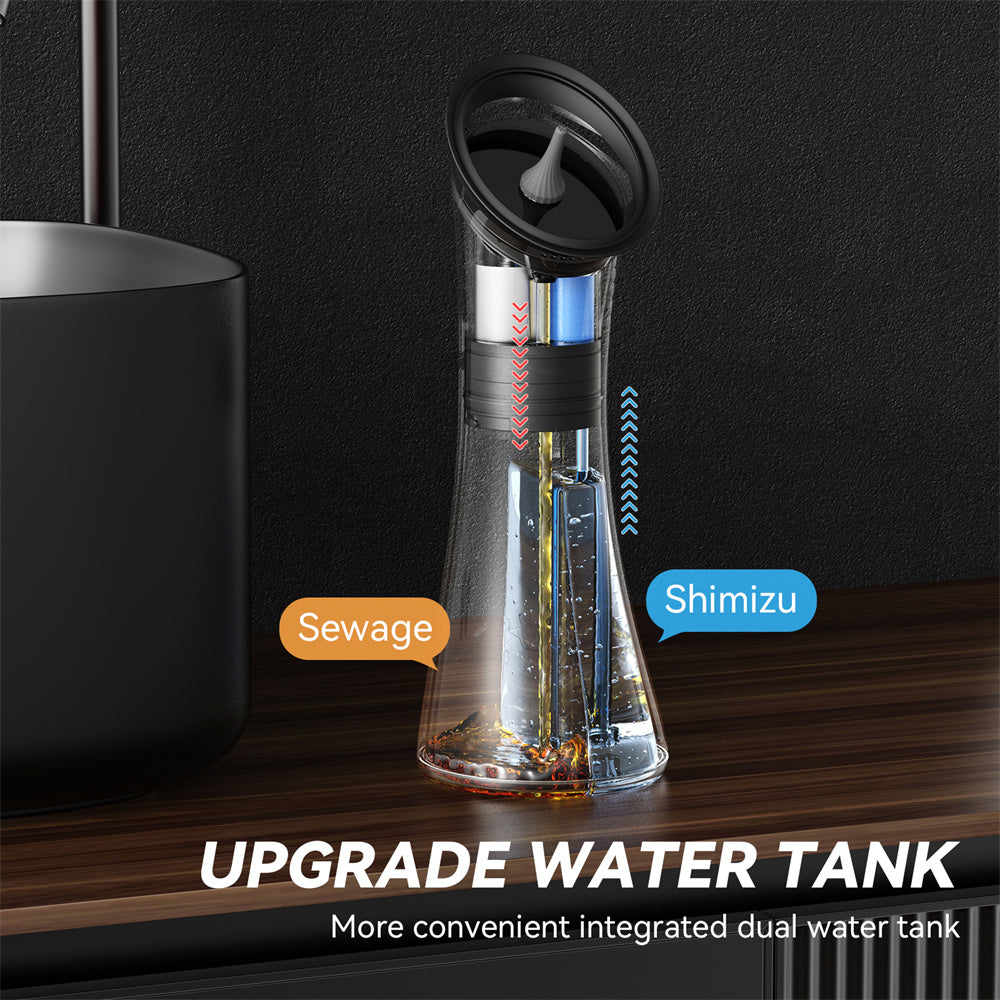 Professional Electric Ear Wax Removal System, Water Powered Irrigation Flusher with 3 Pressure Settings for Safe