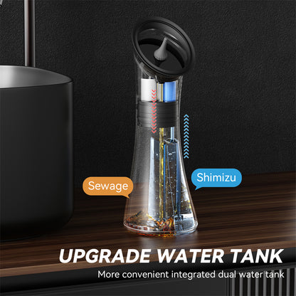 Professional Electric Ear Wax Removal System, Water Powered Irrigation Flusher with 3 Pressure Settings for Safe