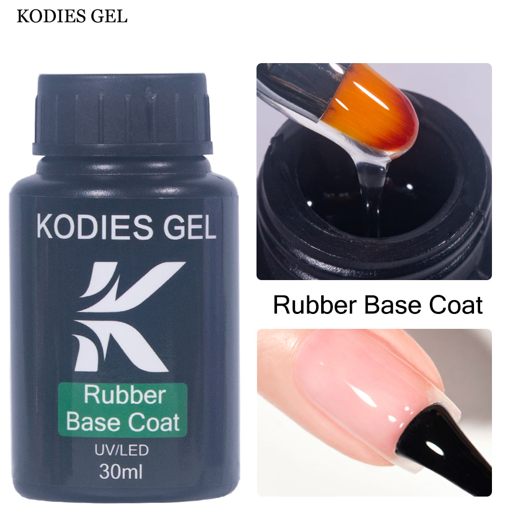 30ML Rubber Base Coat Top Coat GEL, UV Gel Nail Polish Super Shine, Gel Finish Manicure Matte Function Gel Polish