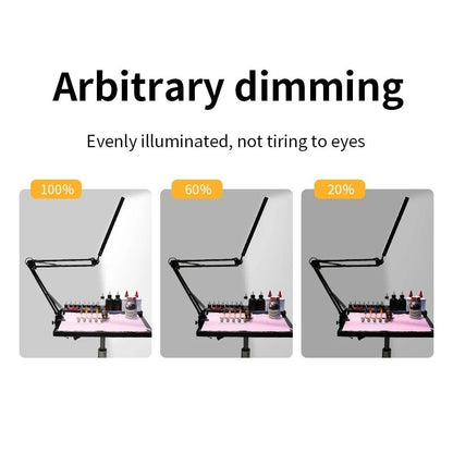 TAIDU Tattoo Adjustable LED Work Light With Clamp For Professional Studios 2