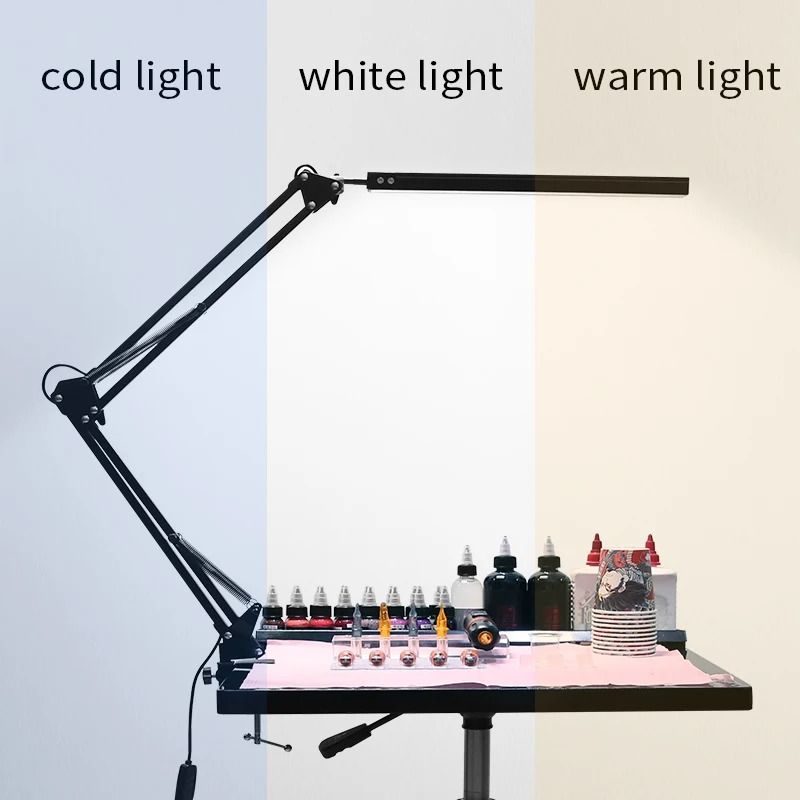 TAIDU Tattoo Adjustable LED Work Light With Clamp For Professional Studios 3