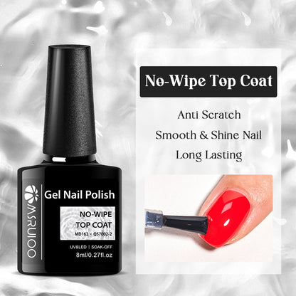 Base Top Coat Gel Polish Semi Permanent Soak Off UV Gel LED Nail Art Varnish, Durable Base Gel Top Coat Gel Varnish Man