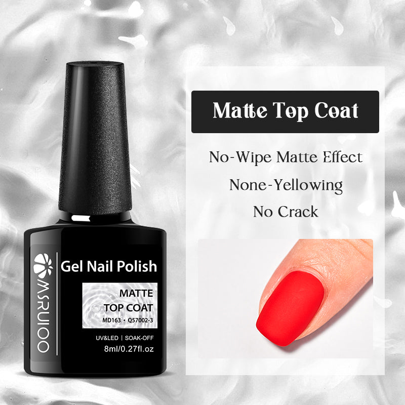 Base Top Coat Gel Polish Semi Permanent Soak Off UV Gel LED Nail Art Varnish, Durable Base Gel Top Coat Gel Varnish Man