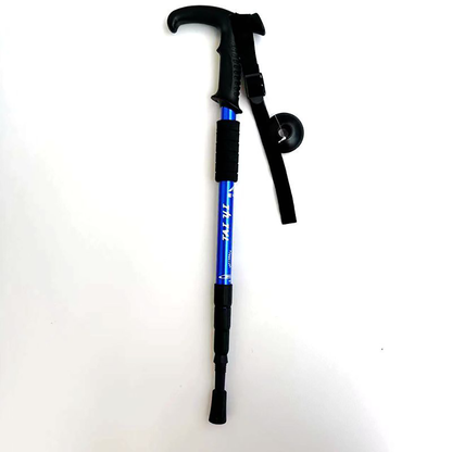 Hiking Poles Aluminum Alloy Adjustable Height, Outdoor Camping Trekking Stick, Mountain Climbing Travel Handle
