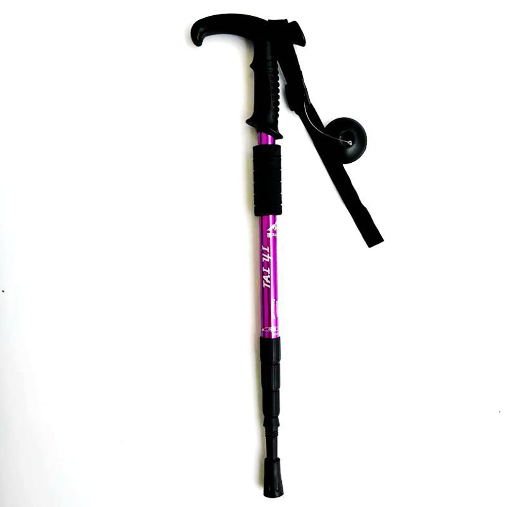 Hiking Poles Aluminum Alloy Adjustable Height, Outdoor Camping Trekking Stick, Mountain Climbing Travel Handle