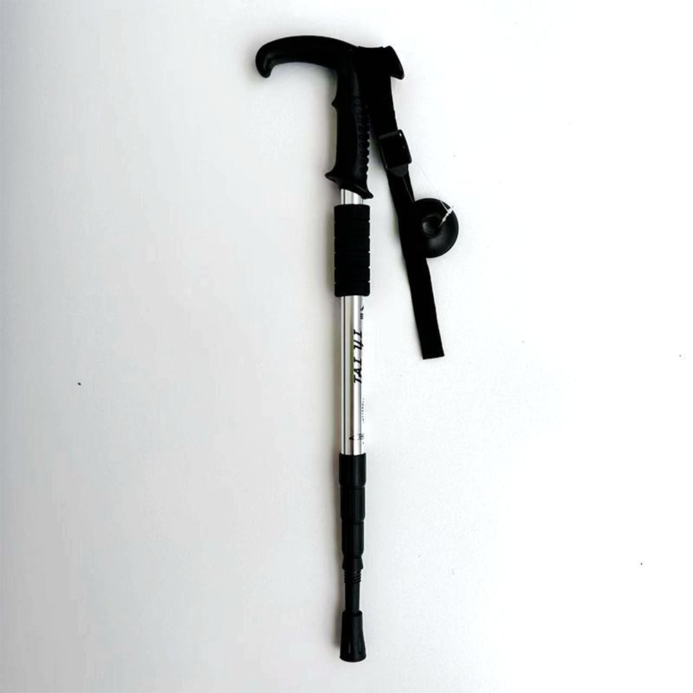 Hiking Poles Aluminum Alloy Adjustable Height, Outdoor Camping Trekking Stick, Mountain Climbing Travel Handle
