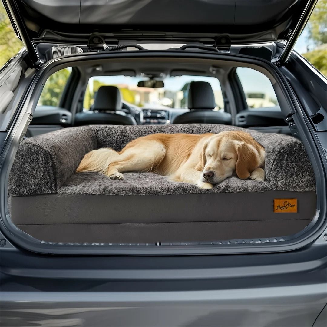 Human Size Giant Orthopedic Dog Bed 180cm Plush Foldable Calming Bed For Pets And Adults 5