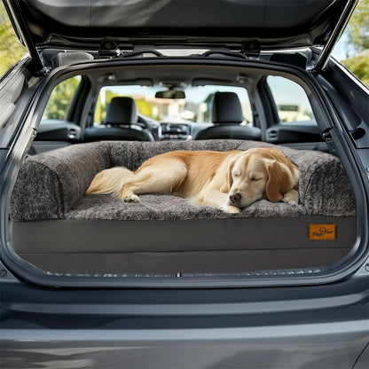 Human Size Giant Orthopedic Dog Bed 180cm Plush Foldable Calming Bed For Pets And Adults 5