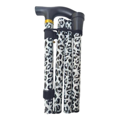 Foldable Trekking Poles Anti Shock, Lightweight Walking Sticks Metal Cane for Elderly, Hiking Outdoor Camping Support