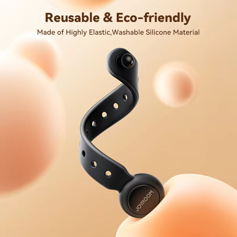 6PCS Magnetic Cable Management Ties, 11cm Adjustable Hook, Loop Organizer Straps for Home & Office Wire Organizer